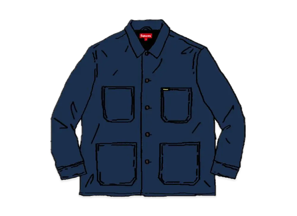 ジャケット・アウター Supreme velvet chore coat our's着用】Supreme Velvet Chore Coat Cow - メルカリ