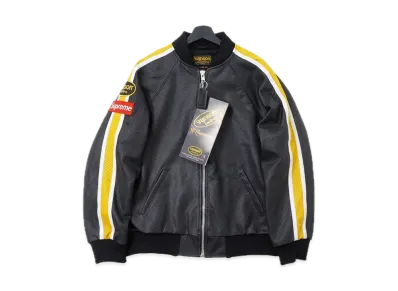 Supreme / Vanson Leathers® Perforated Bomber Jacket "Black"
