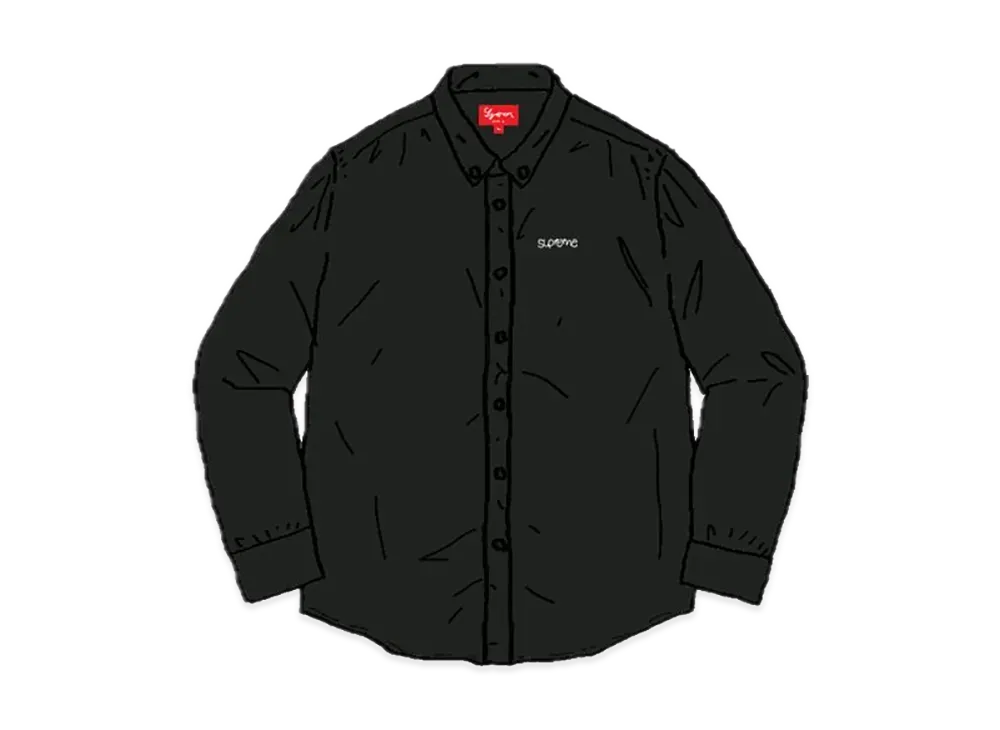 シュプリーム オックスフォード シャツ "ブラック"