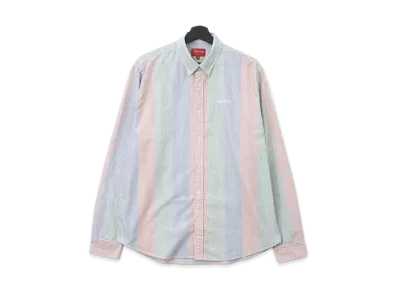 Supreme Oxford Shirt "Red/Green"
