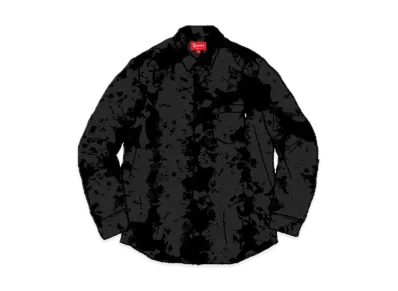 Supreme Snakeskin Jacquard Shirt "Black"