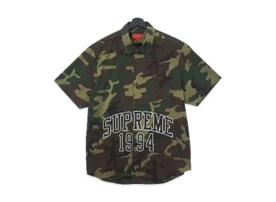 Supreme Arc Logo S/S Work Shirt "Camo"