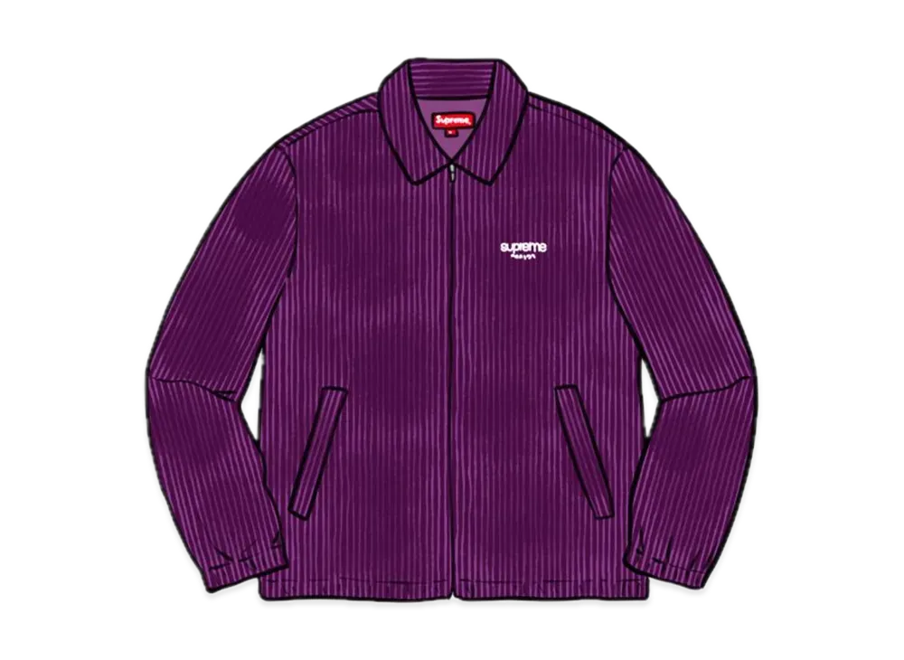 Supreme Wide Wale Corduroy Harrington Jacket 