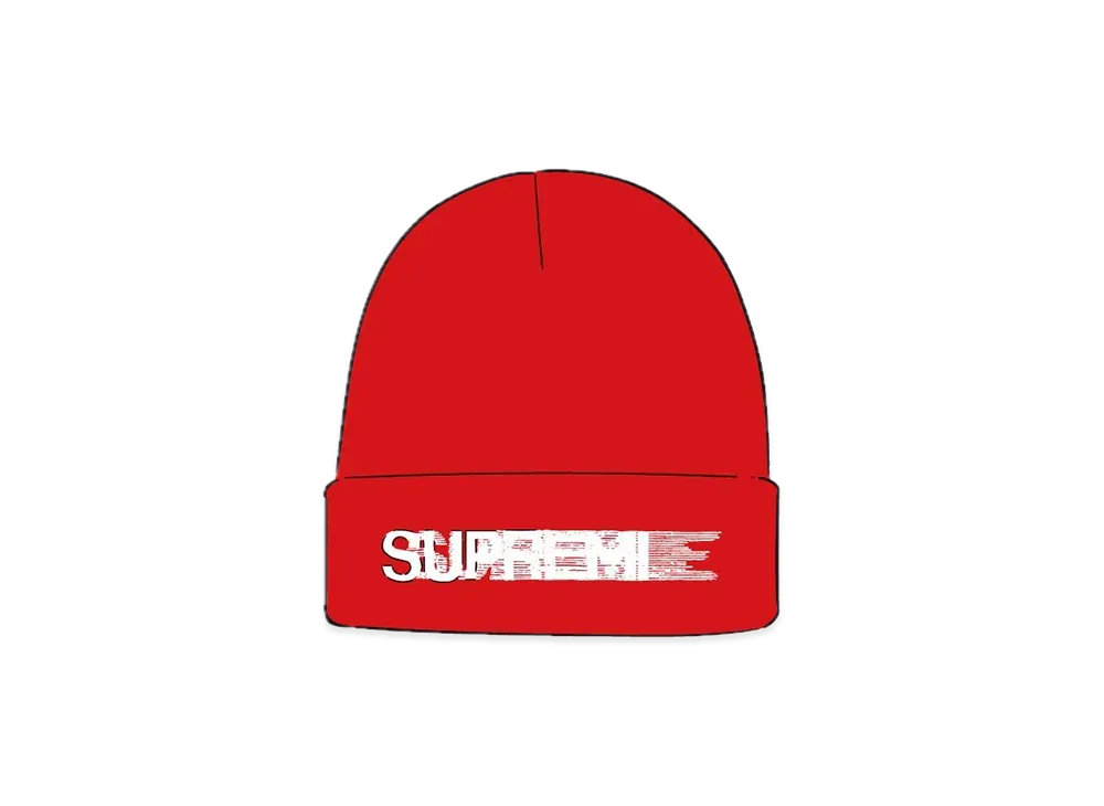 Supreme Motion Logo Beanie "Red" (20SS)