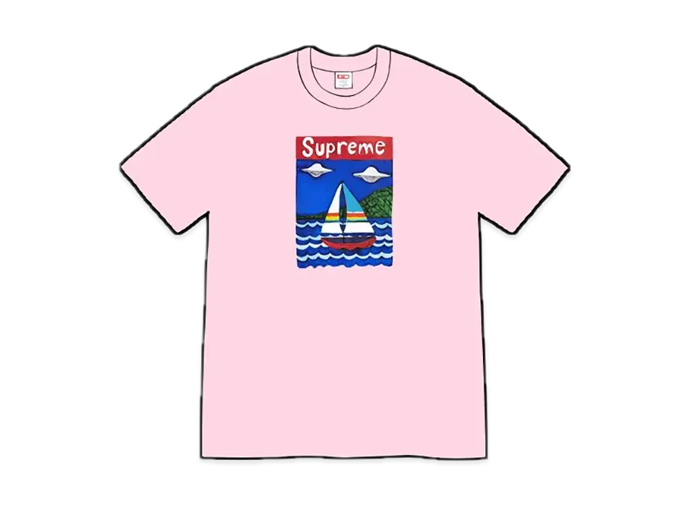 Supreme Sailboat Tee "Pink"