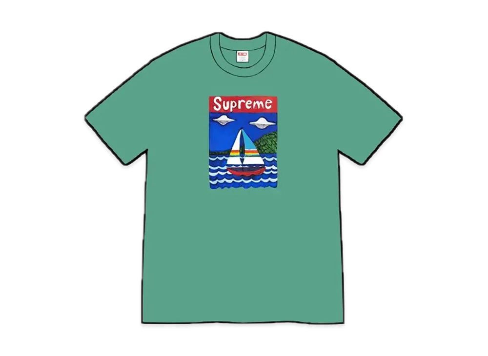 Supreme Sailboat Tee "Dusty Teay"