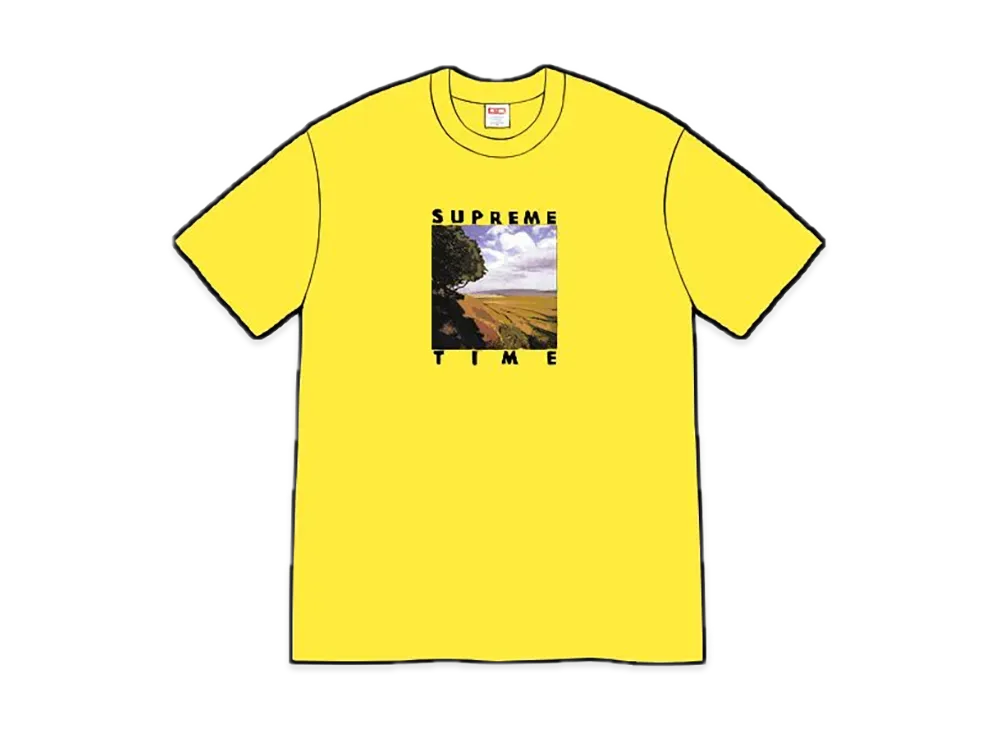 Supreme Time Tee "Yellow"
