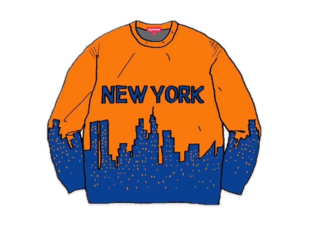 Supreme New York Sweater "Orange"