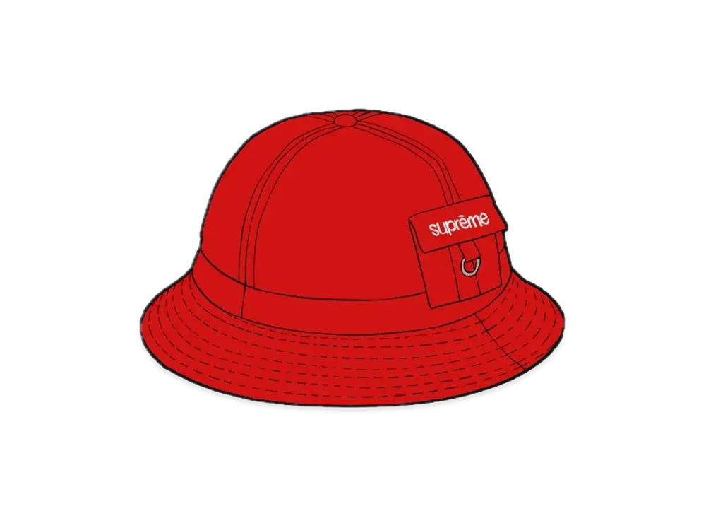 Supreme Cordura® Pocket Bell Hat "Red"