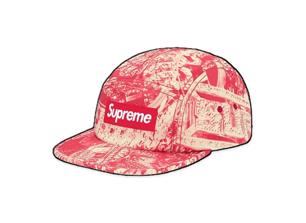 Supreme Bling Camp Cap "Red"