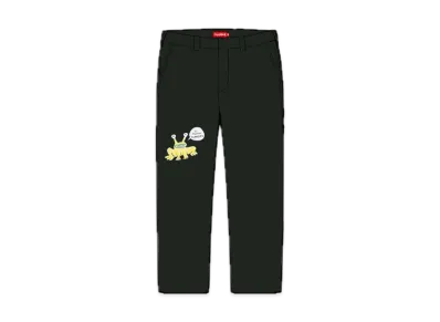 Supreme Daniel Johnston Embroidered Work Pant "Black"