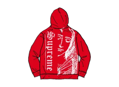 Supreme Mary Hooded Sweatshirt "Red"