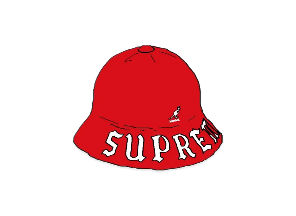 シュプリーム カンゴール バミューダ カジュアル ハット "レッド"