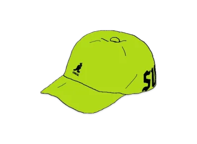 Supreme / Kangol® Bermuda Spacecap "Neon Green"