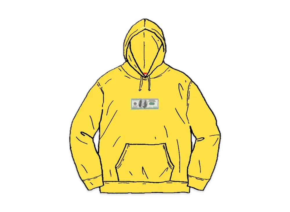 Supreme Franklin Hooded Sweatshirt "Yellow"