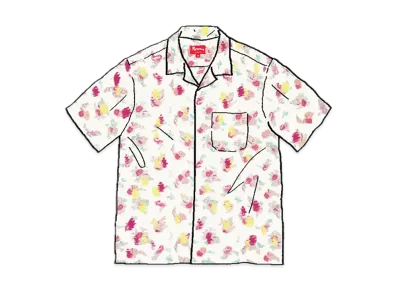 Supreme Floral Rayon S/S Shirt "White"