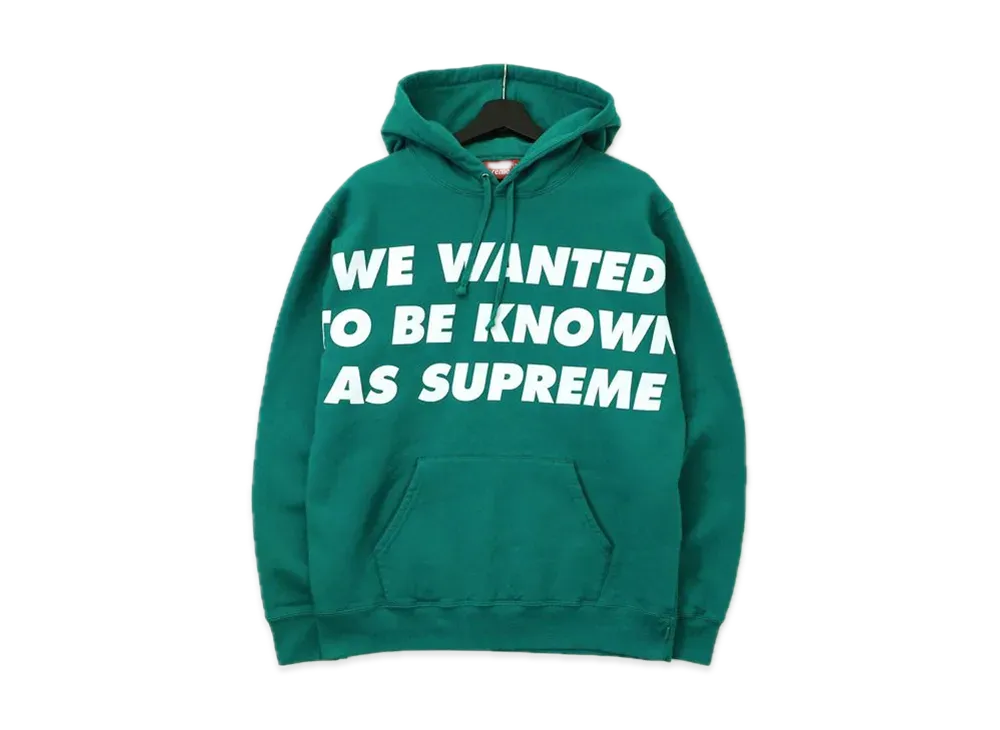 Supreme Known As Hooded Sweatshirt "Green"