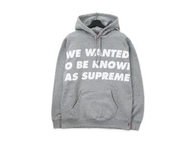 Supreme Known As Hooded Sweatshirt "Grey"