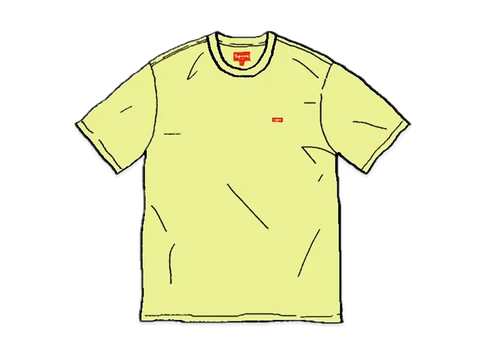 Supreme Small Box Tee "Light Yellow"(20SS)