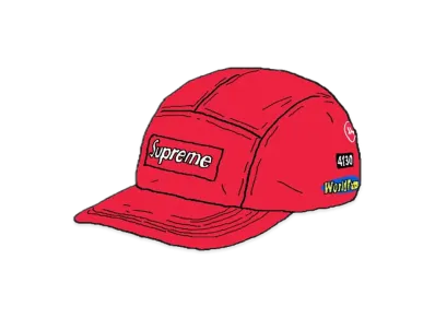 Supreme Trail Camp Cap "Red"