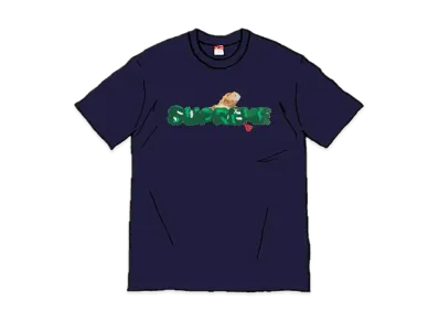 Supreme Lizard Tee "Navy"