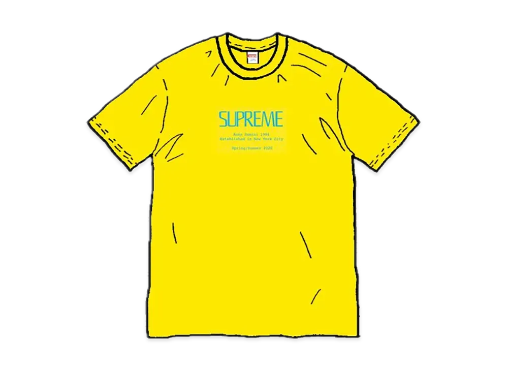 Supreme Anno Domini Tee "Yellow"