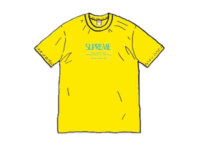 Supreme Anno Domini Tee "Yellow"