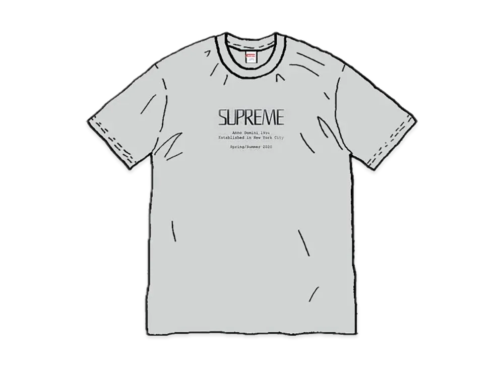 Supreme Anno Domini Tee "Grey"
