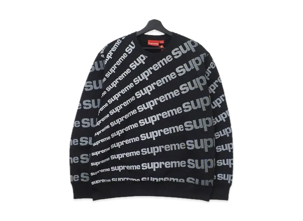 Supreme Radial Crewneck "Black"