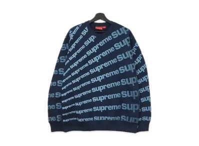 Supreme Radial Crewneck "Navy"