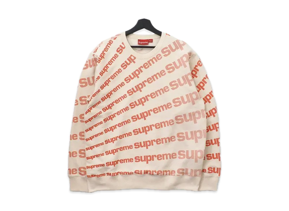 シュプリーム ラジアル クルーネック "ホワイト"