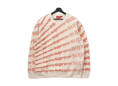 Supreme Radial Crewneck "White"