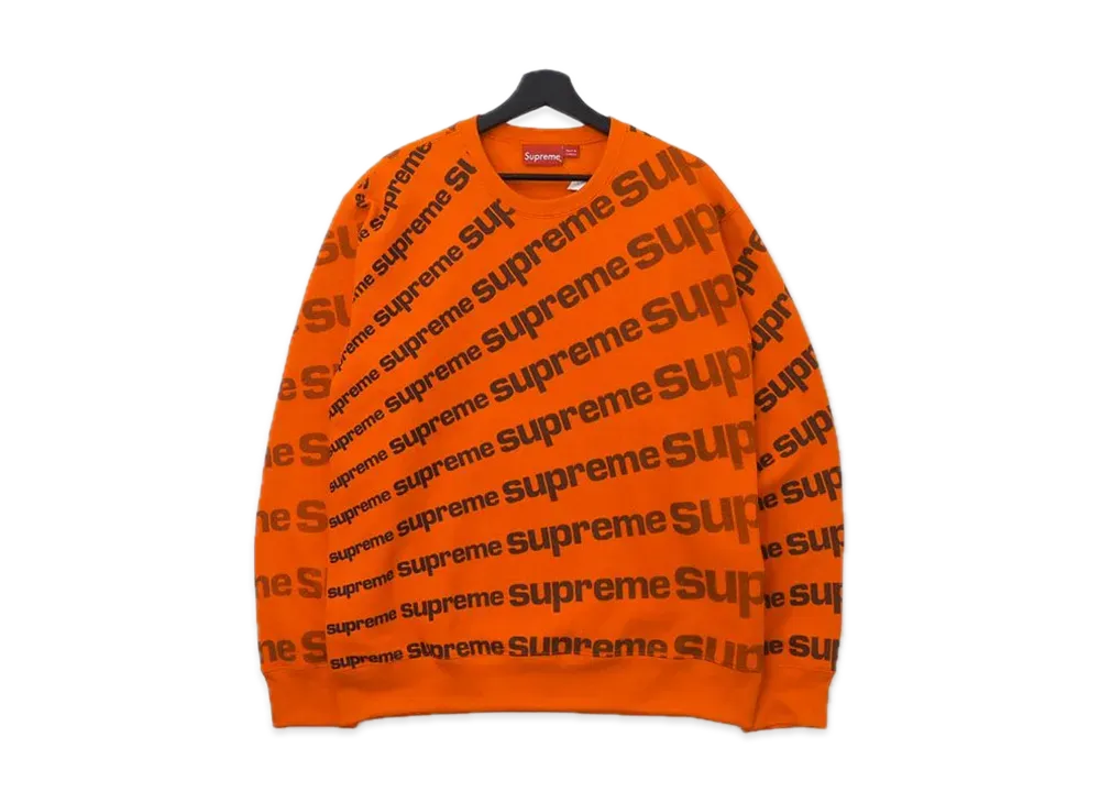 Supreme Radial Crewneck "Orange"