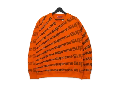 Supreme Radial Crewneck "Orange"