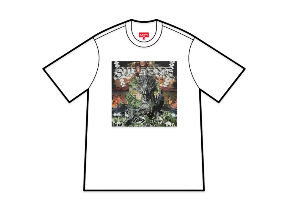 Supreme Dragon Tee "White"