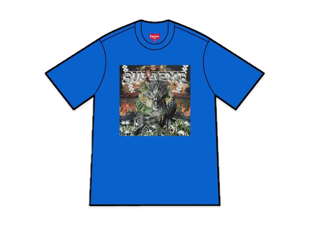 Supreme Dragon Tee "Royal"
