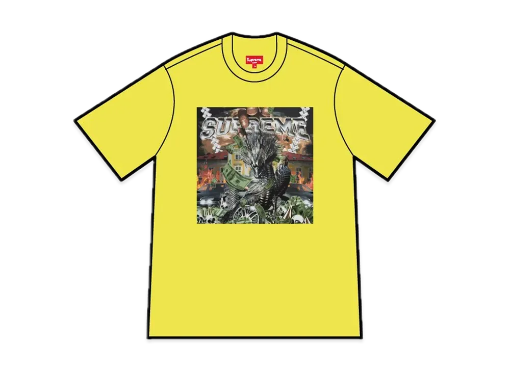 Supreme Dragon Tee "Sulfur"
