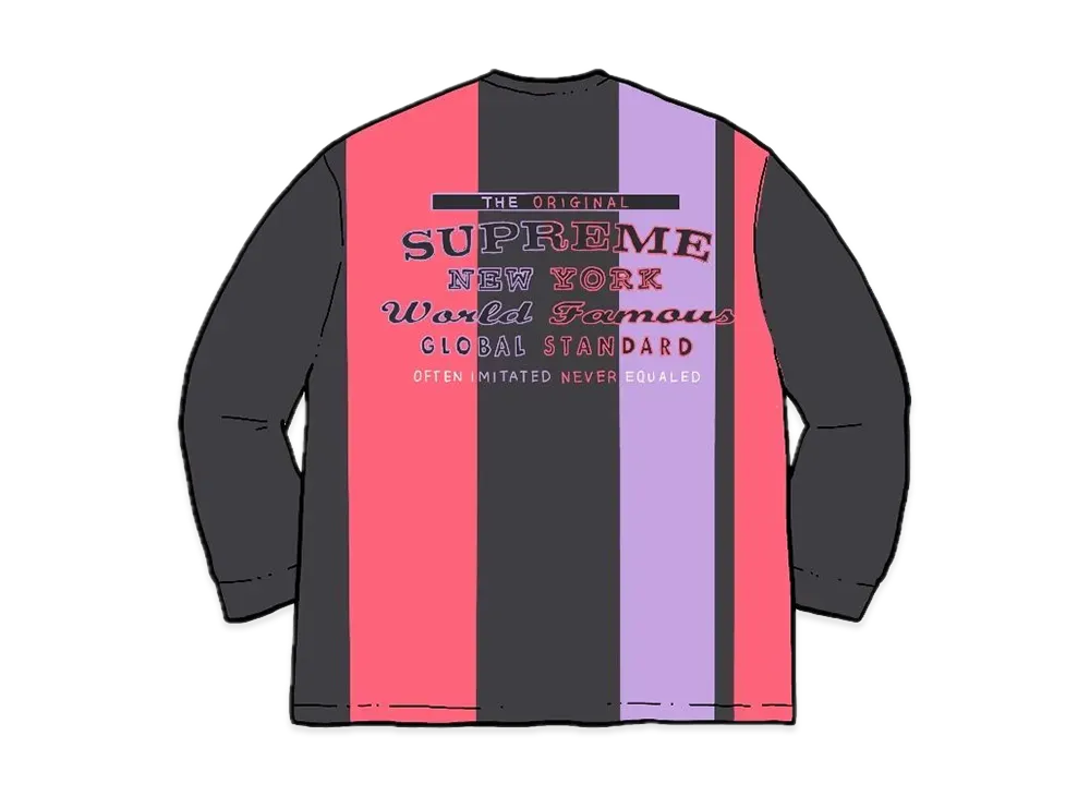 Supreme Global Standard L/S Top "Black"