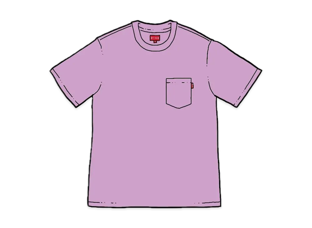 Supreme S/S Pocket Tee "Violet"(20SS)