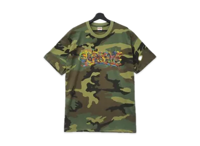Supreme Paint Logo Tee "Camo"