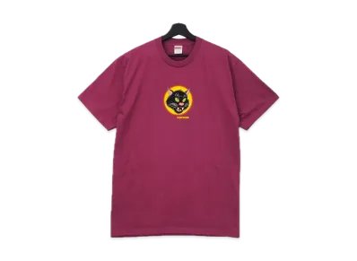 Supreme Black Cat Tee "Cochineal Red"
