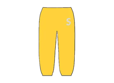 Supreme S Logo Sweatpant "Yellow" (20SS)