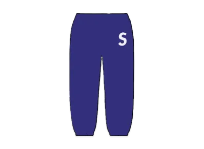 Supreme S Logo Sweatpant "Blue" (20SS)