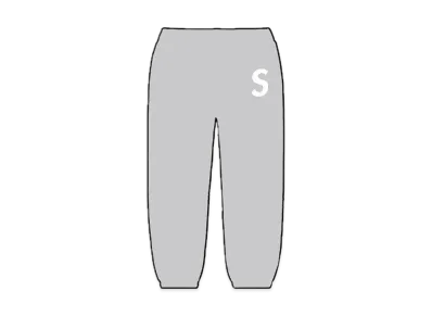 Supreme S Logo Sweatpant "Grey" (20SS)