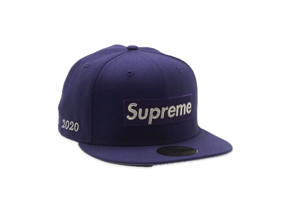 Supreme $1M Metallic Box Logo New Era® "Purple"