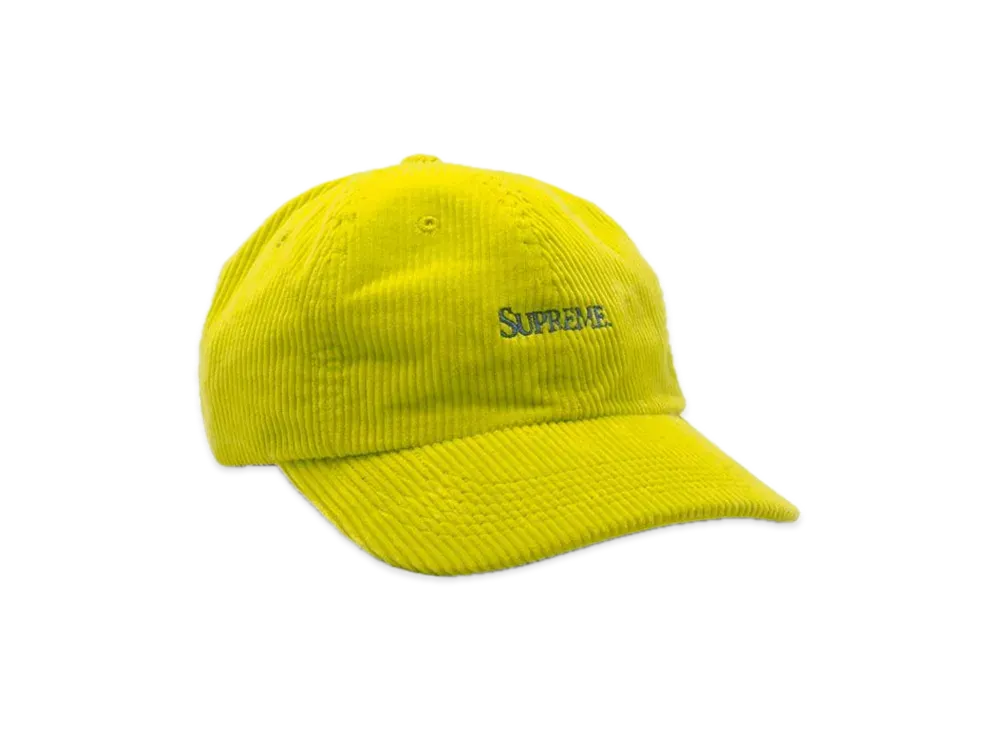 Supreme Corduroy 6-Panel "Neon Green"