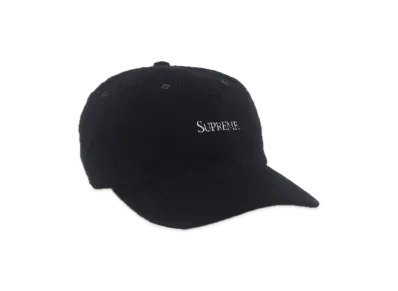 Supreme Corduroy 6-Panel "Black"
