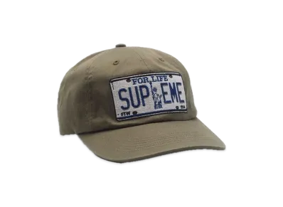 Supreme License Plate 6-Panel "Green"