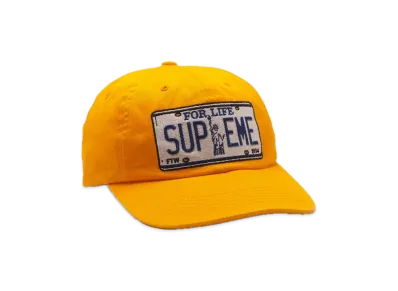 Supreme License Plate 6-Panel "Yellow"