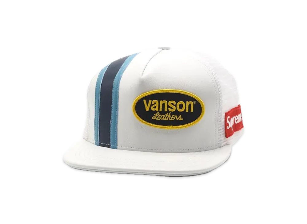 Supreme / Vanson Leathers® Mesh Back 5-Panel "White"